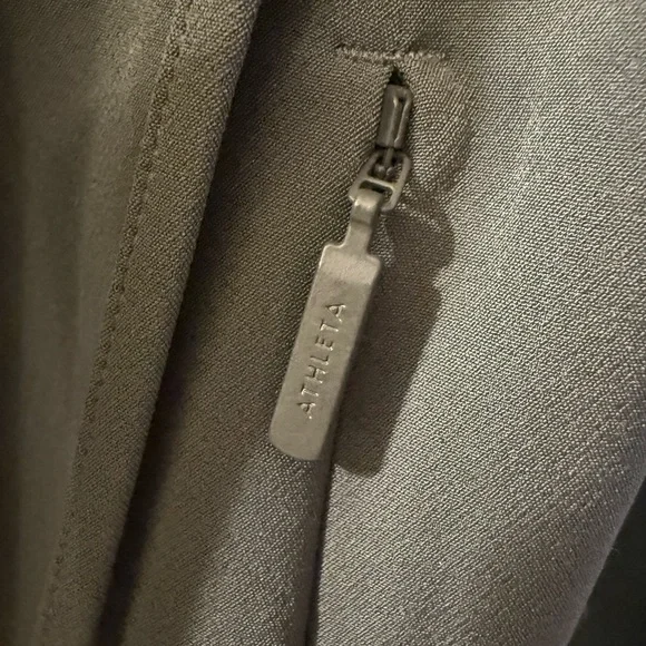 Athleta Blazer Womens Sz 20 Endless Primatwill Jacket Sage Green Open Tie Front - Picture 3 of 4